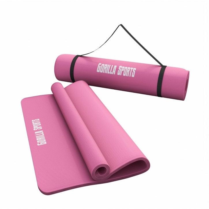 Yogamat Deluxe 190 x 60 x 1,5 cm Roze