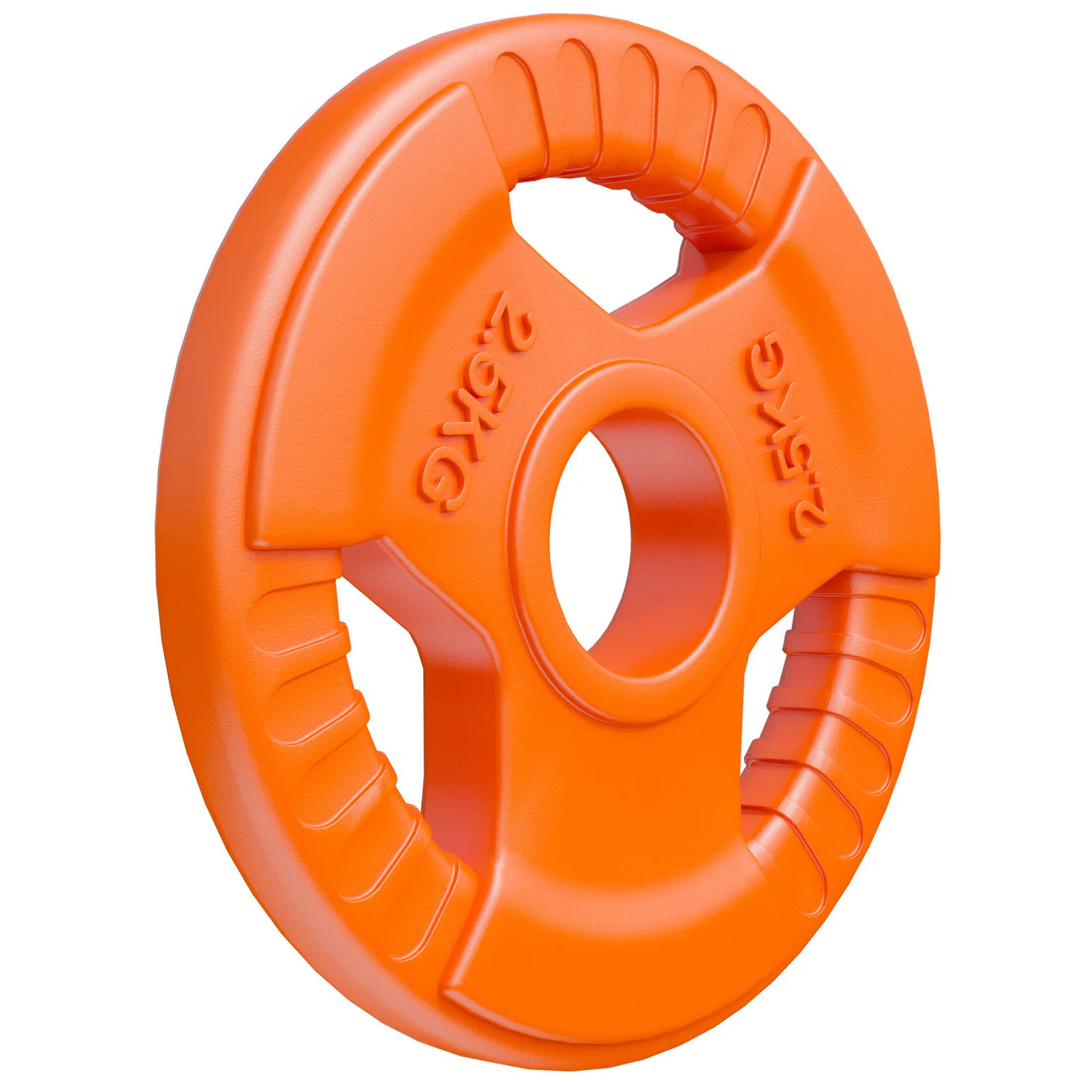 Olympische halterschijf 2,5 kg Gripper Gietijzer Rubber Coating – 50/51 mm
