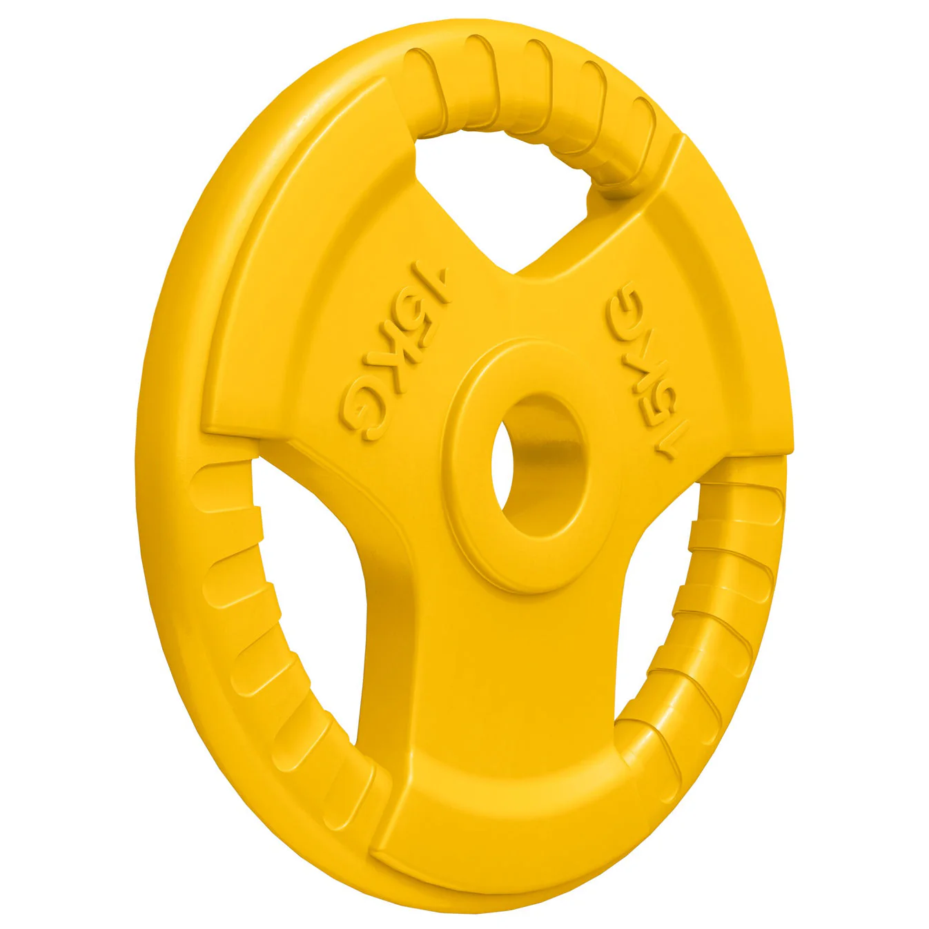 Olympische halterschijf 15 kg Gripper Gietijzer Rubber Coating – 50/51 mm