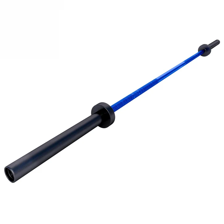 Olympische halterstang 220 cm – 50/51 mm Blauw