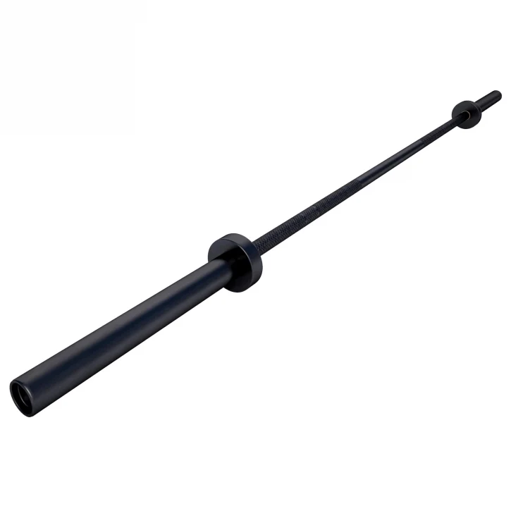 Olympische halterstang 220 cm – 50/51 mm Zwart