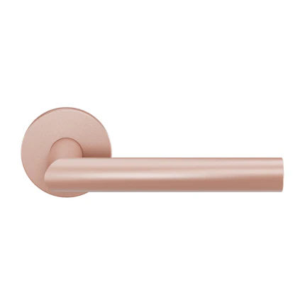 Deurklinken L-model op rozet | GPF | blush