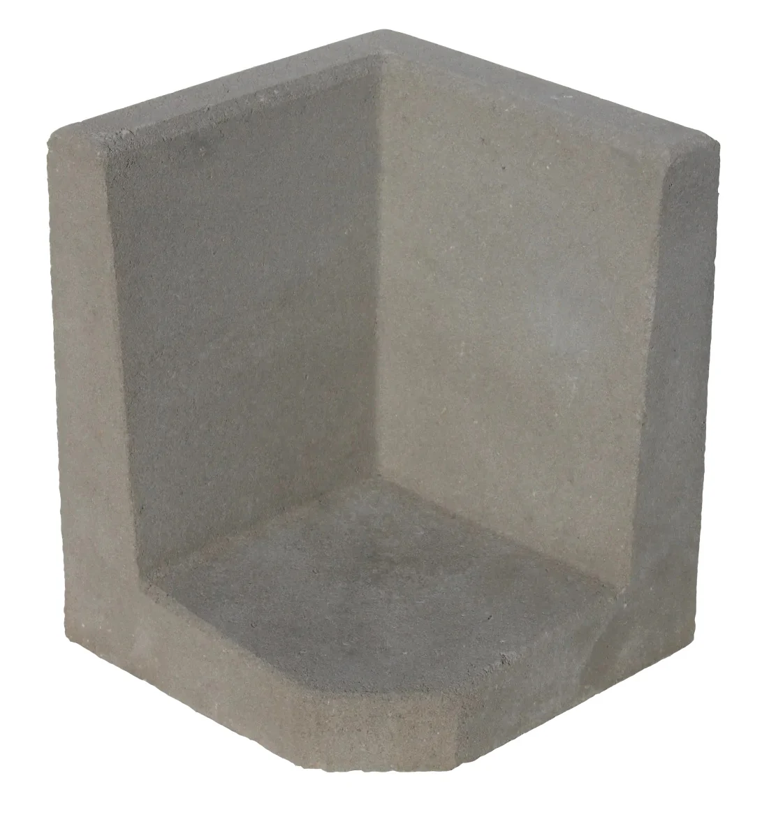 Hoek L-element 50x40x40 Grijs
