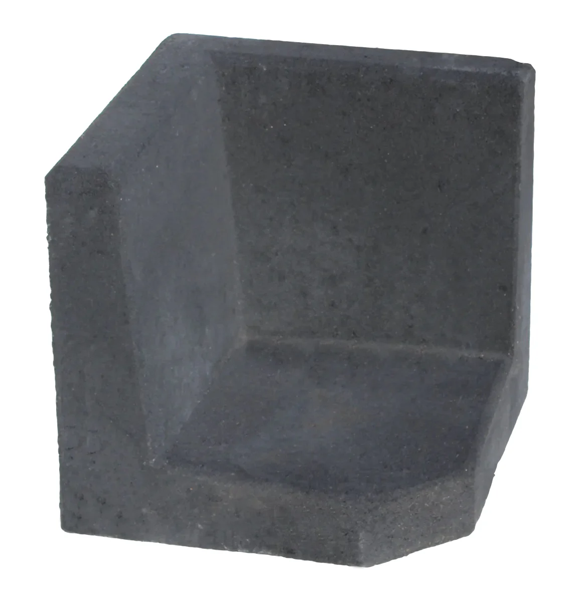 Hoek L-element 40x40x40 Antraciet