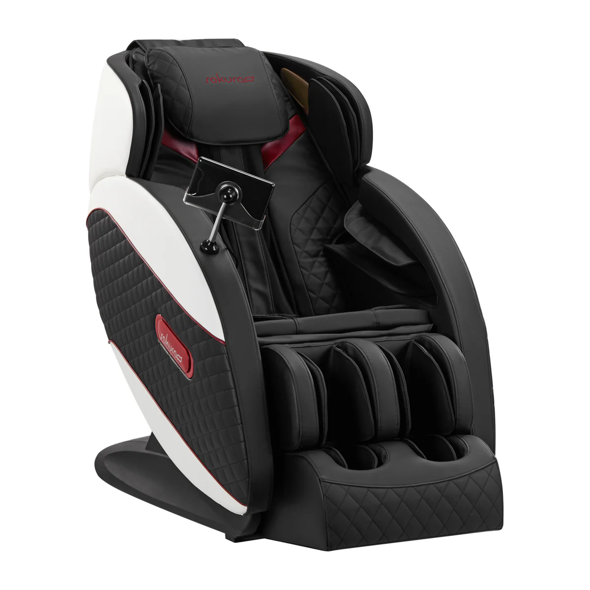 Massagestoel Elektrisch Sakura Standard 801 Zwart-Rood