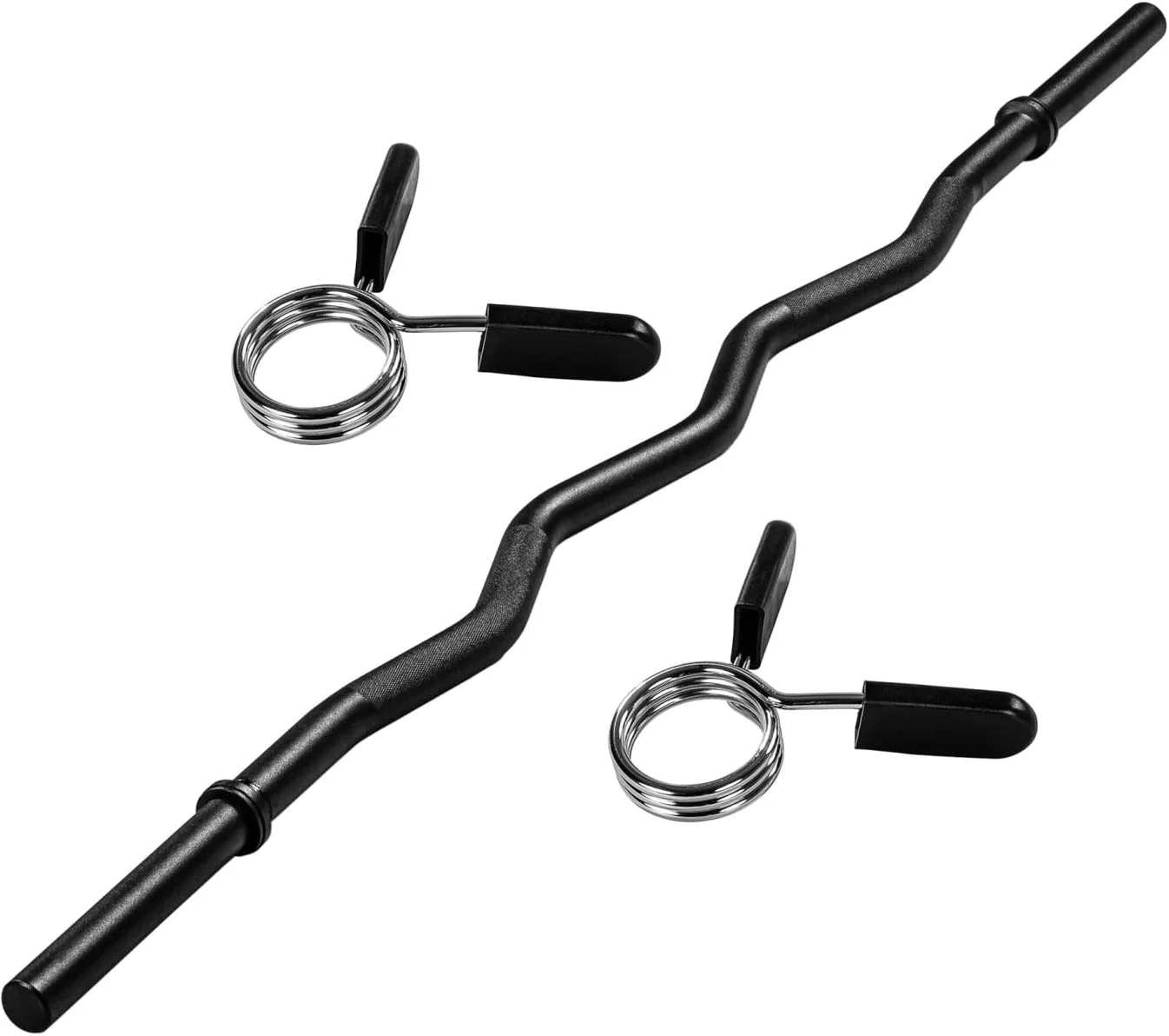 EZ-Curl stang 130 cm Veersluiting – 30 mm Zwart