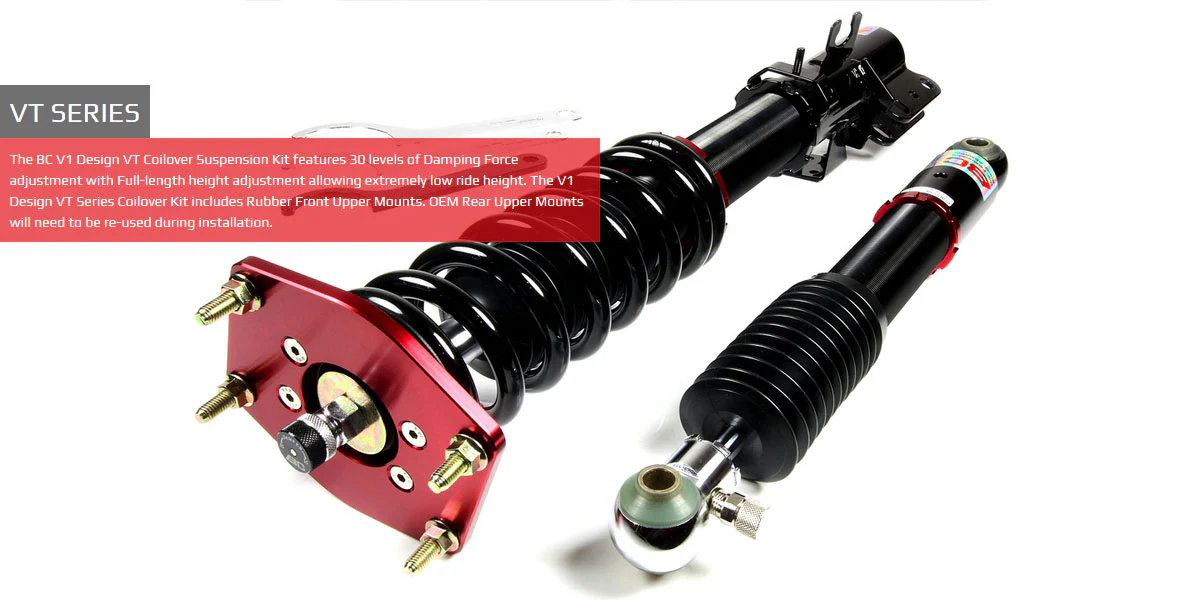 Alfa Romeo Giulia RWD 15+ BC-Racing Coilover Kit ZR-08-VT – Stage 1 STREET