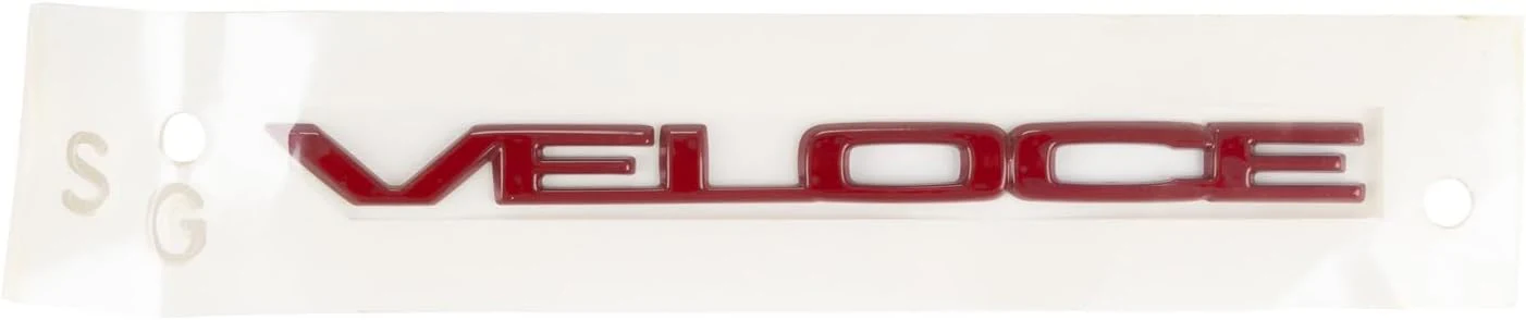 “Veloce” bagde  – Rood