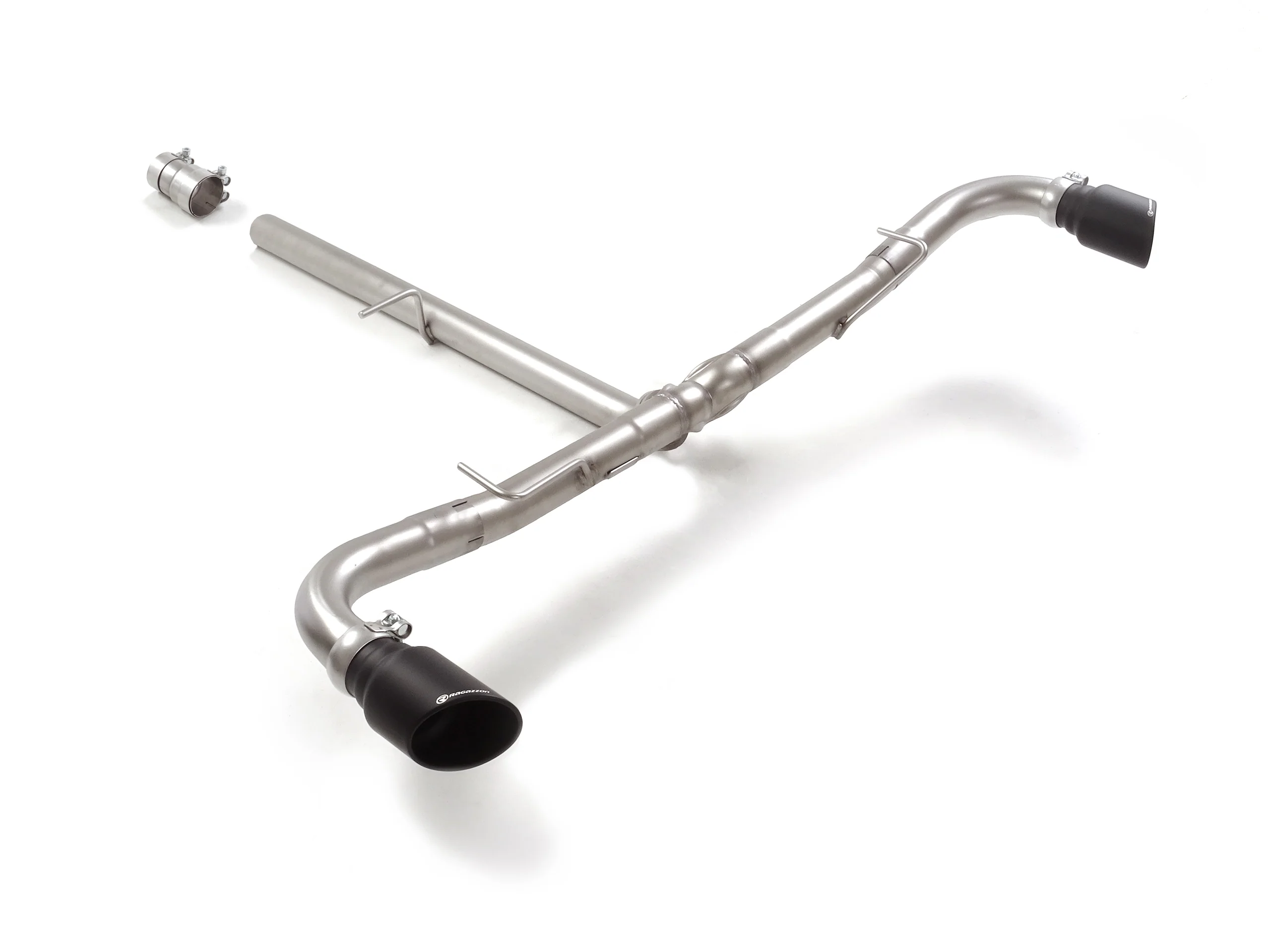 Alfa Tonale 1.5T/1.5VGT – Ragazzon RVS einddemper/eindpijp met 95mm Carbon shot sierstukken