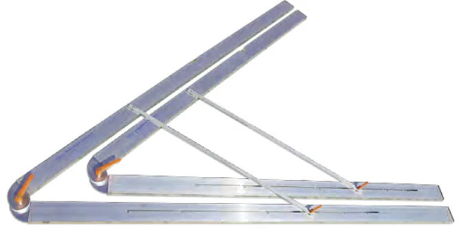 Rabo verstelbare bouwhaak 200 cm