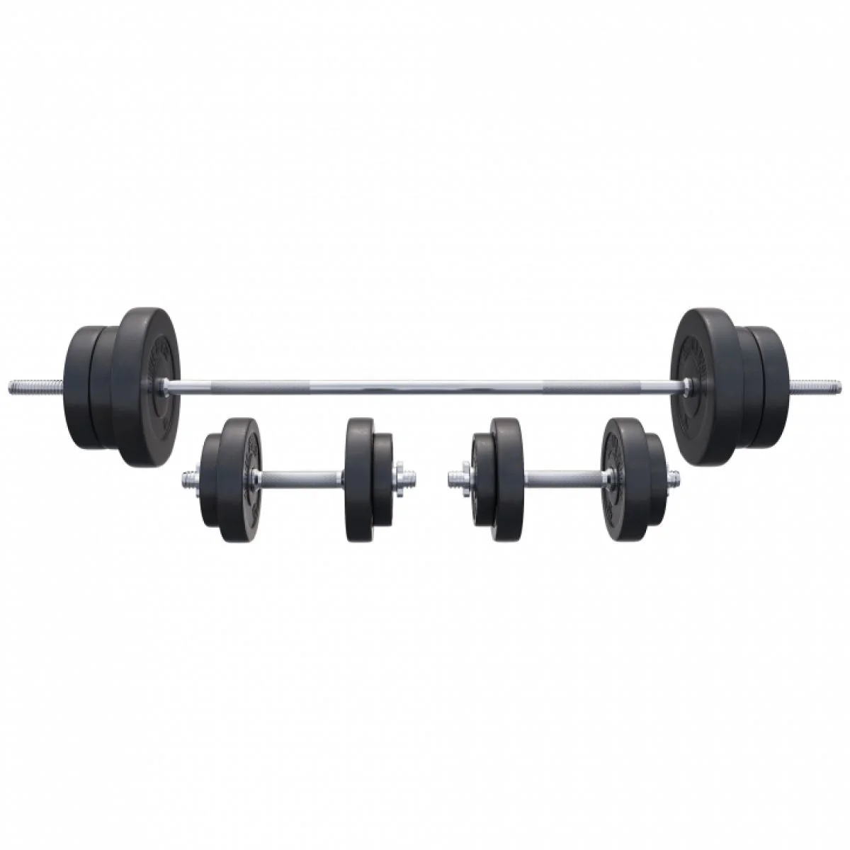 70 kg Halterset Kunststof
