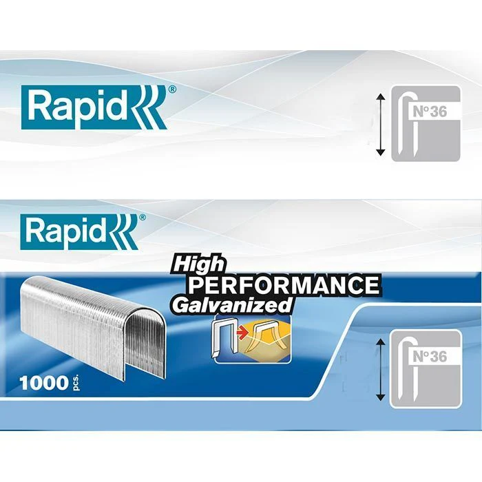 Rapid Kabelniet 36/14mm DP wit in doos (5×1000 stuks)