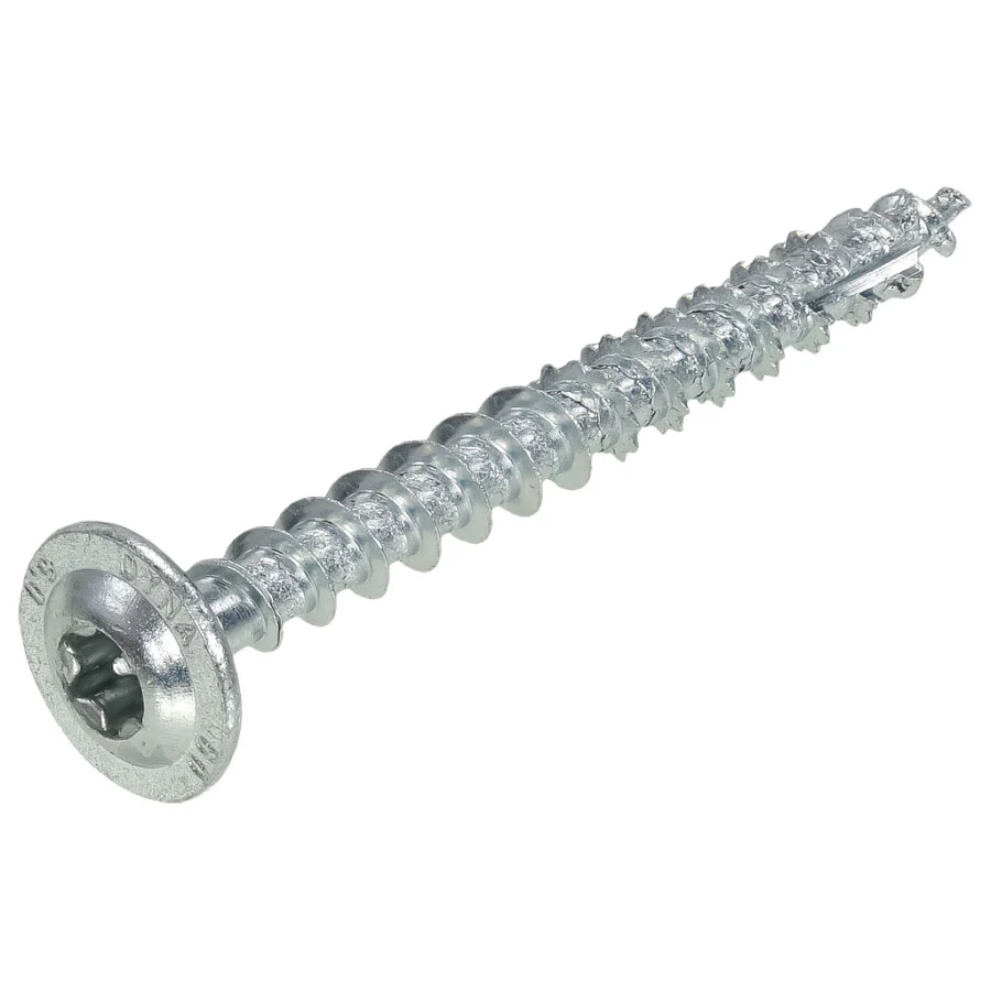 Dynaplus houtbouwschroef – 5.0x60mm [200x] Verzinkt / Voldraad