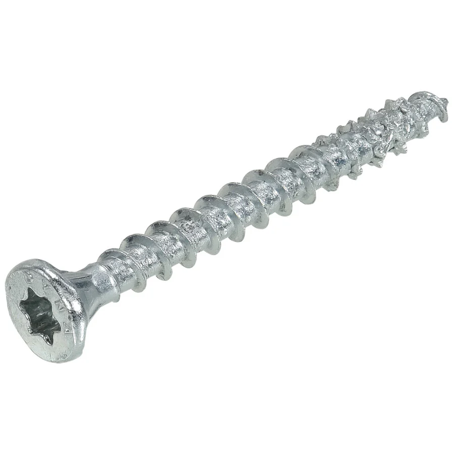 Dynaplus unischroef – 3.0x16mm [200x] Verzinkt / Voldraad / Platkop