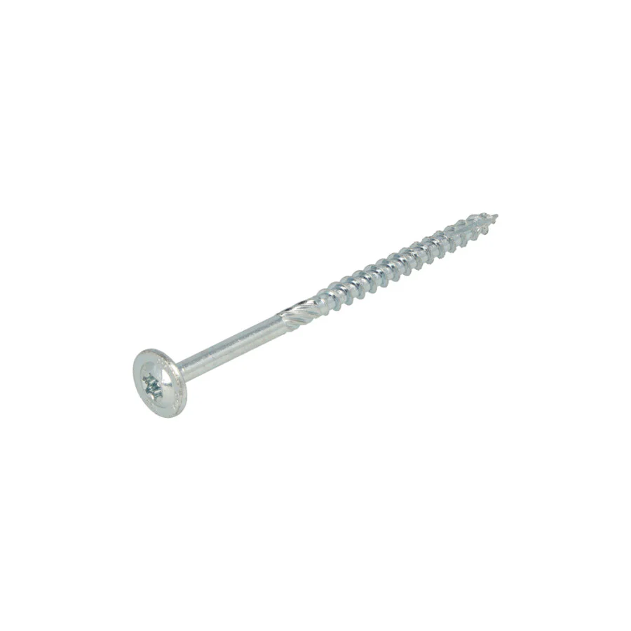 Dynaplus houtbouwschroef – 6.0x100mm [50x] Verzinkt Verzinkt / Deeldraad