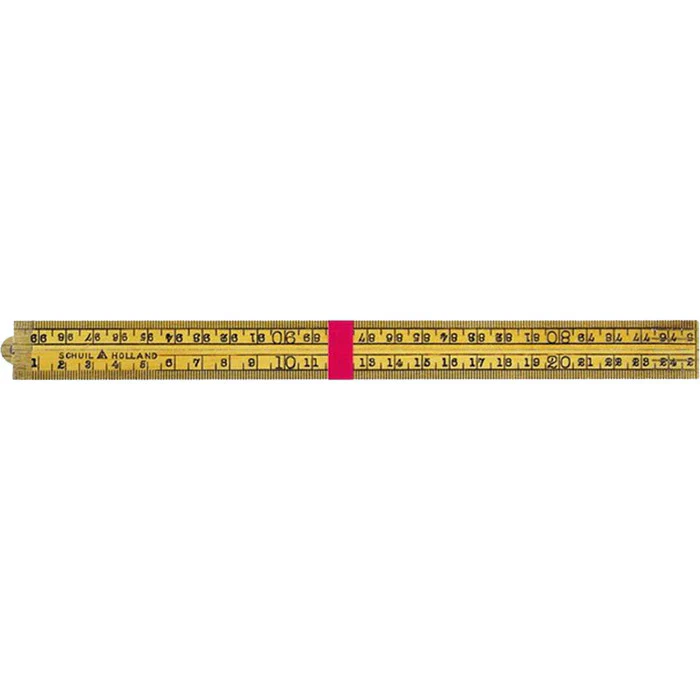 Schuil Duimstok palmhout 1m