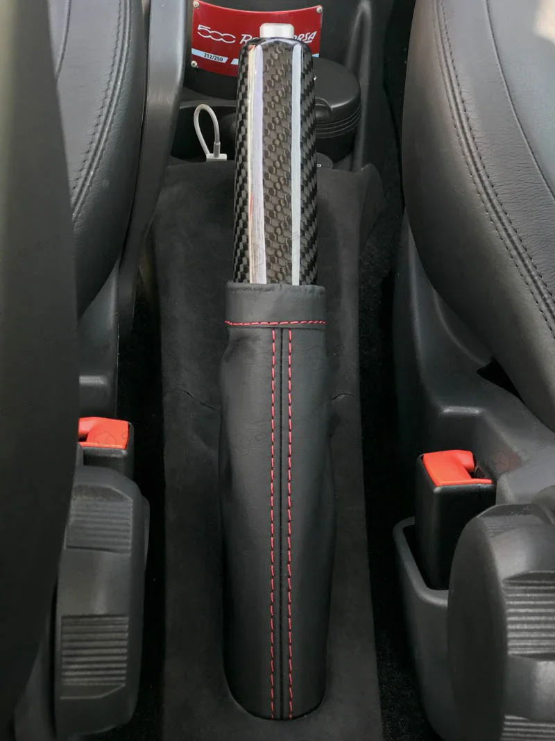 Abarth 500/595/695 – Carbon handrem cover