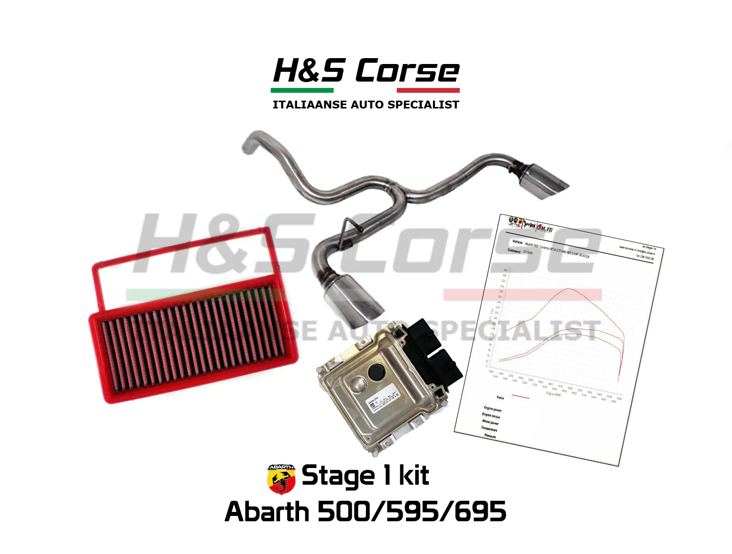 Abarth 500/595/695 – Stage 1 kit