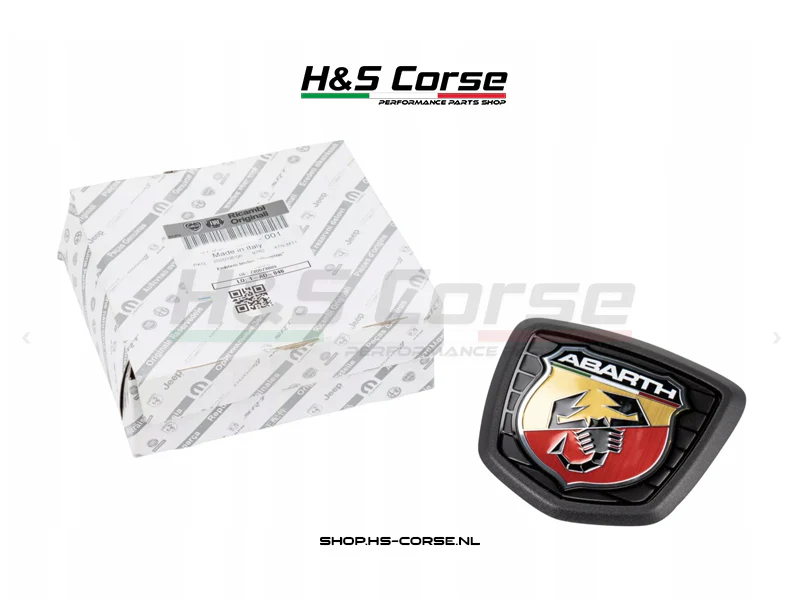 Abarth 500/595/695 – Embleem achterzijde donker