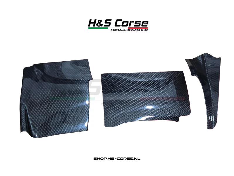 Abarth 500/595/695 – 3-delig carbon kit onder stuurkolom