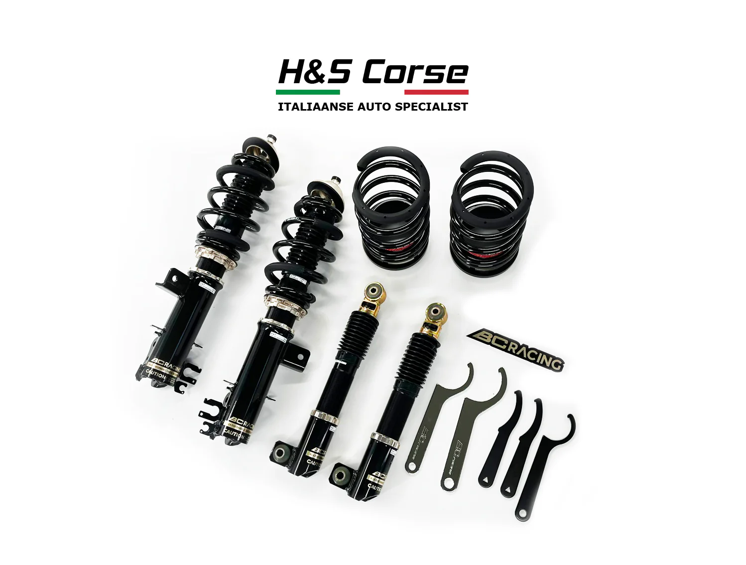 BC Racing | HSCORSE Edition –  Instelbare schroefset Abarth 500/595/695