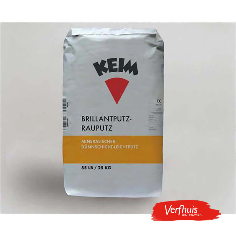 KEIM Brillantputz Rau  Naturweiß *minimale afname 150 kg