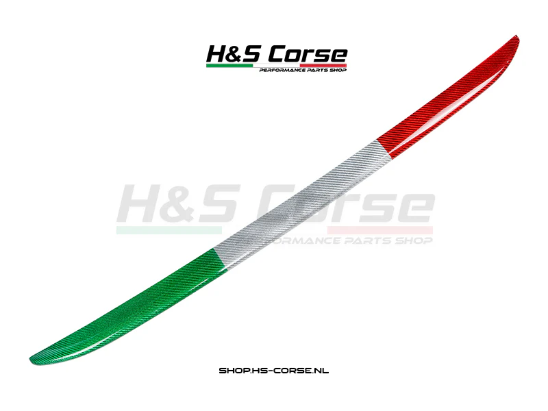 Abarth 500/595/695 – Carbon achter splitter “Italiaans”