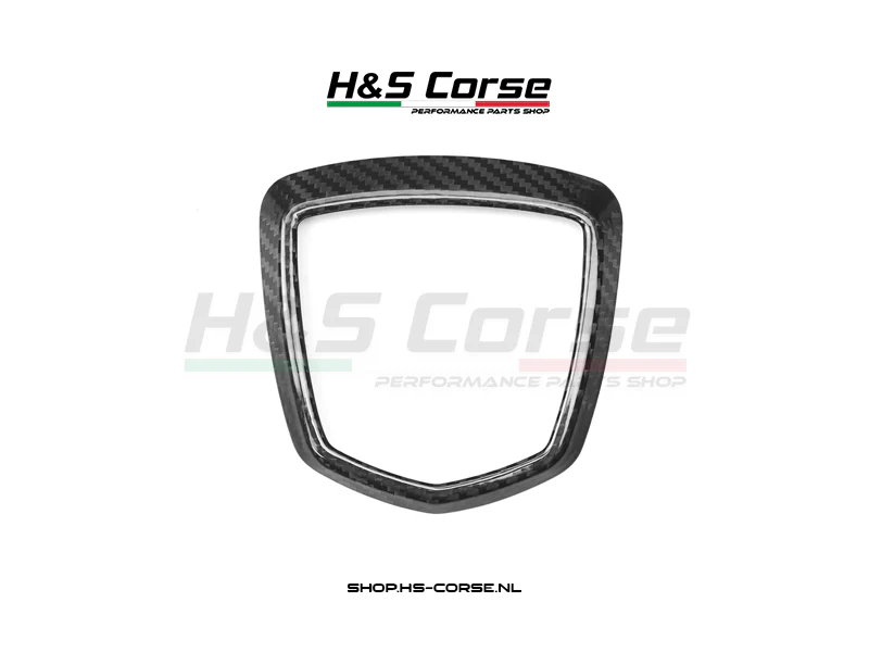 Abarth 500/595/695 – Carbon achterlogo cover