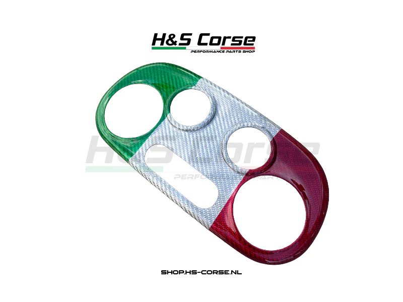 Abarth 500/595/695 – Carbon “Italy” Climate control cover