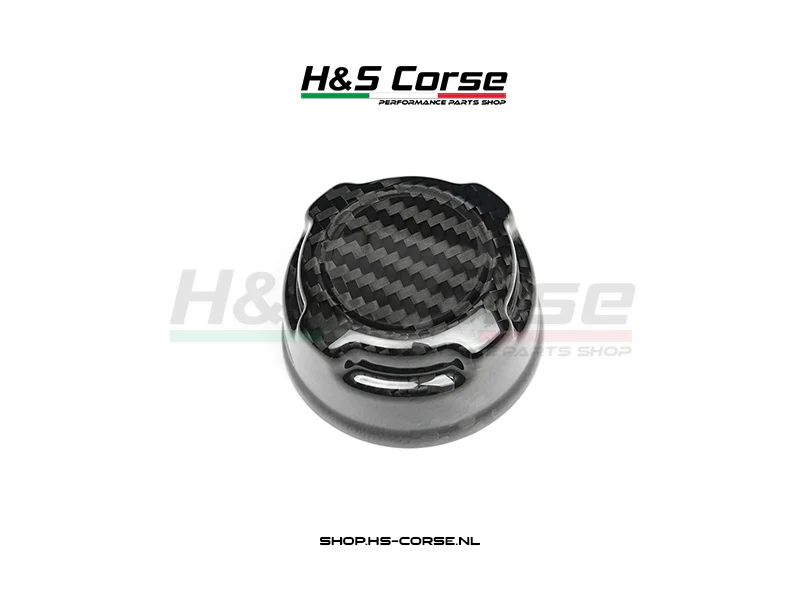 Abarth 500/595/695 – 100% full carbon koelwater dop cover