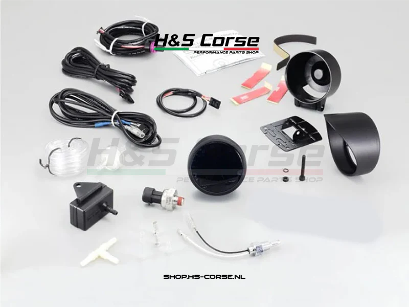 Abarth 500/595/695 – Depo Meter 4 in 1 – Turbo Pressure Black