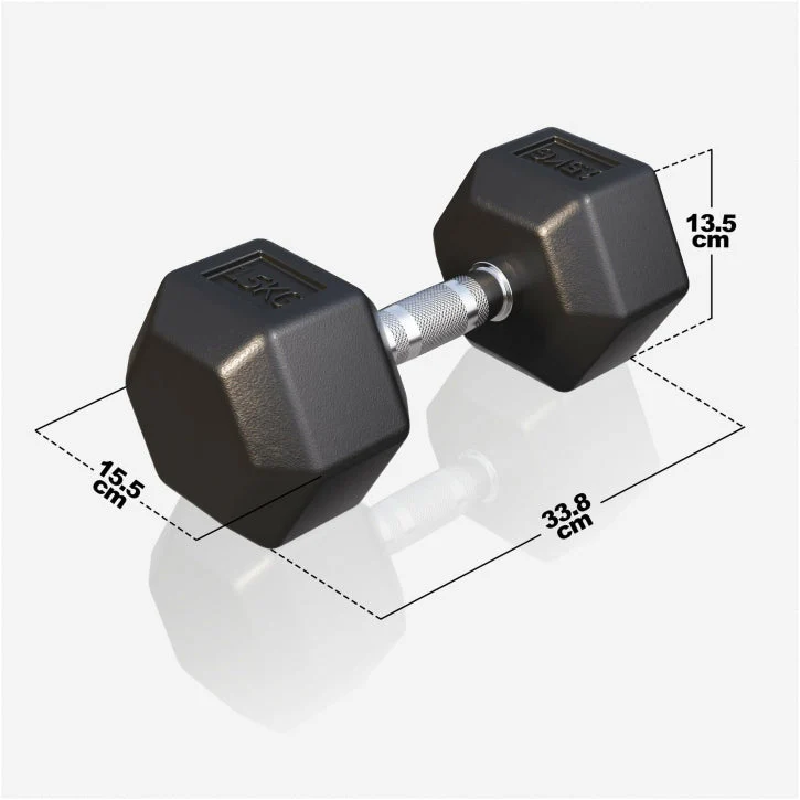 Dumbell hexagon 15 kg - Afbeelding 3