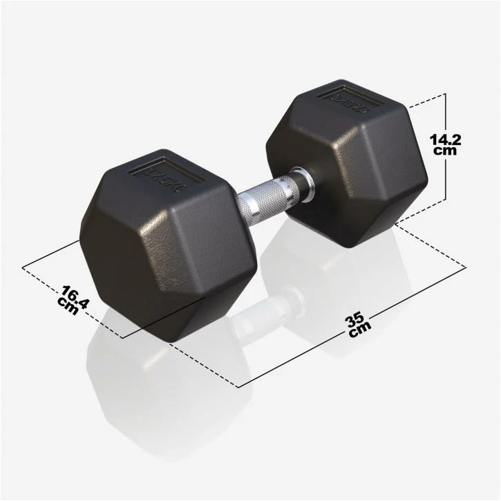 Dumbell hexagon 7,5 kg - Afbeelding 3