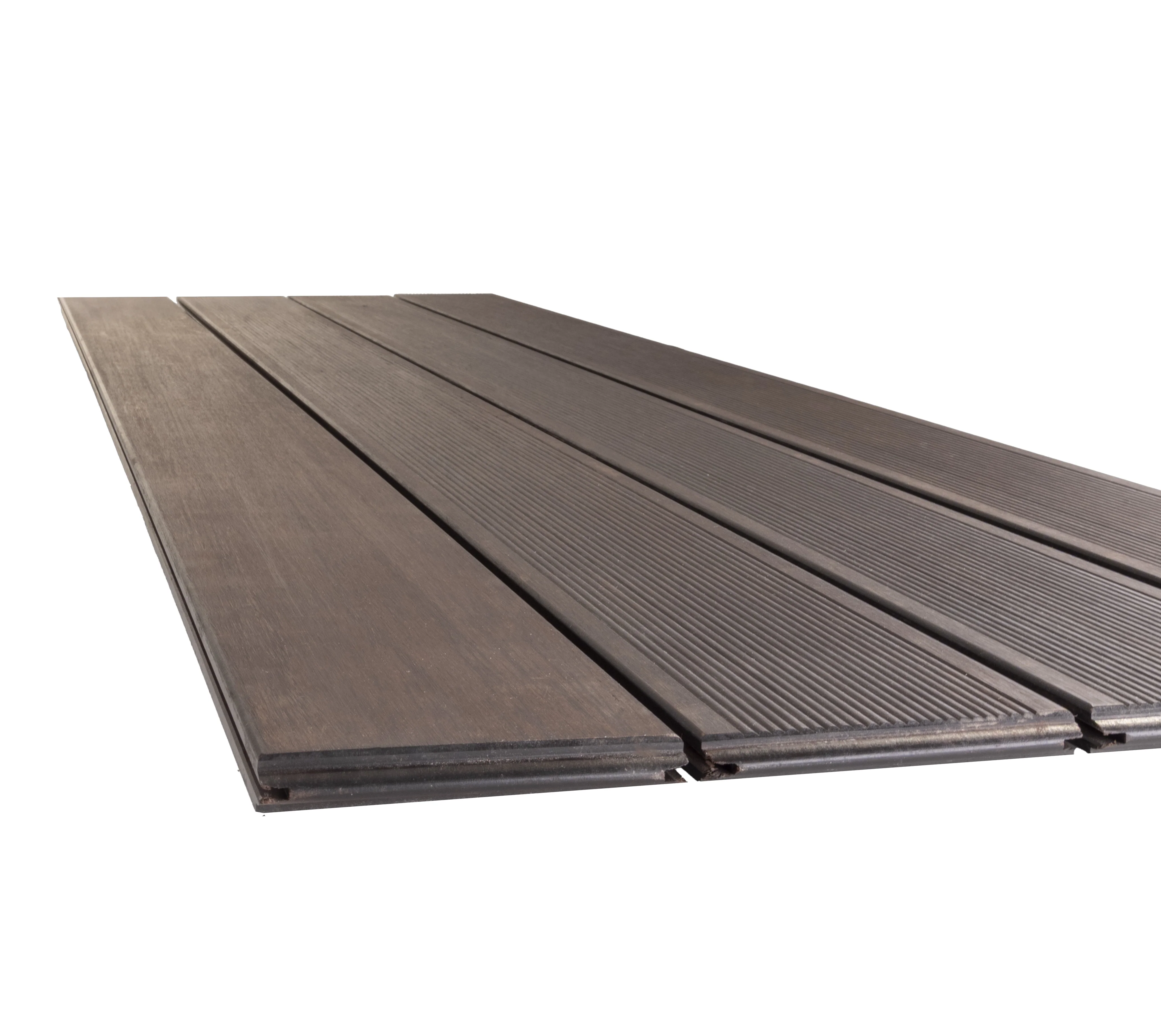 PLNQ® Bamboe Vlonderplank – 1850 x 137 x 18 mm – Donker Houtkleur