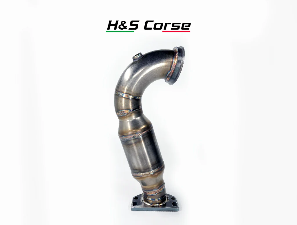 H&S Performance – 70-63,5mm Downpipe 200cell voor de  GT1446 Turbo