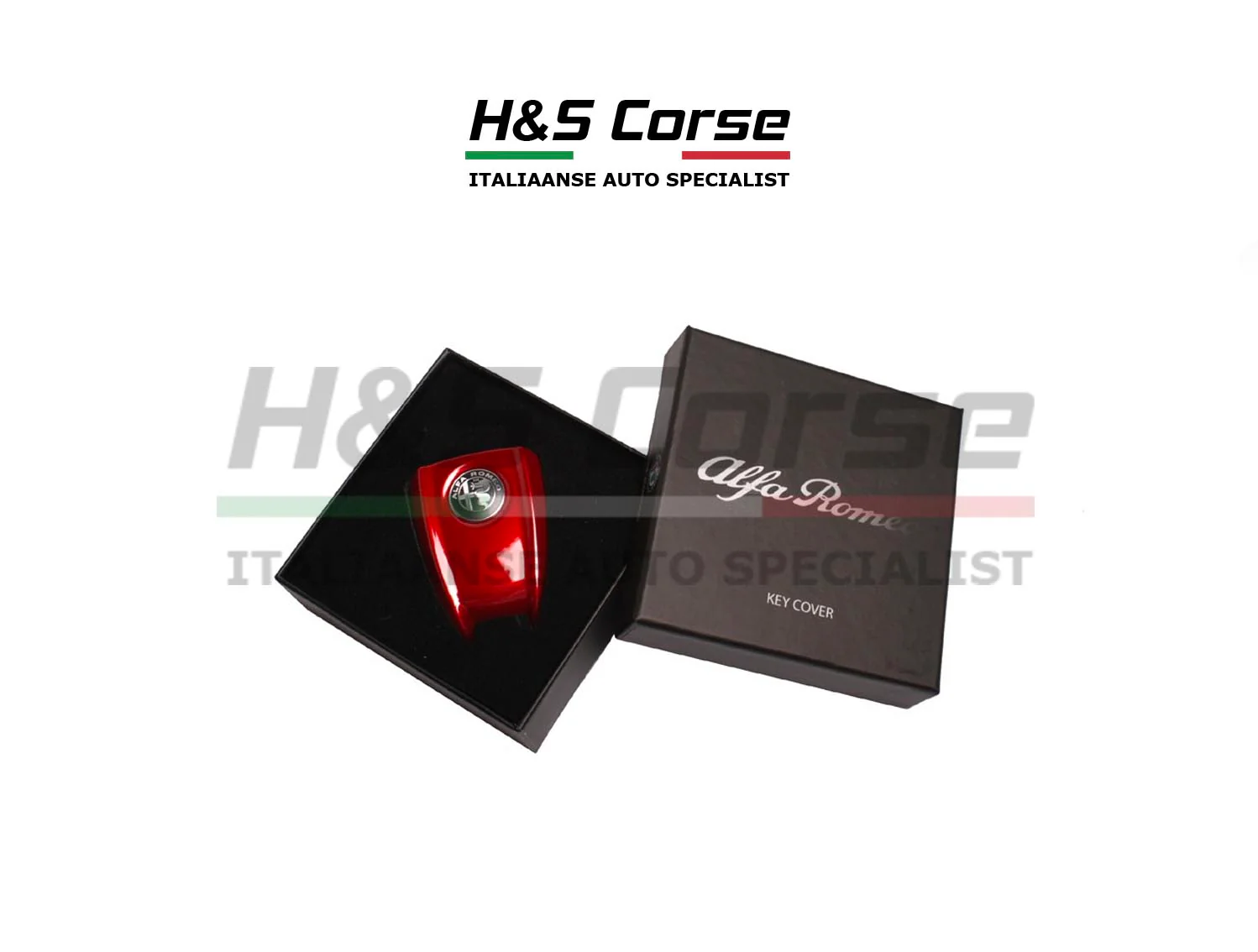 Alfa Giulia / Stelvio / Tonale –  Sleutel cover Rood