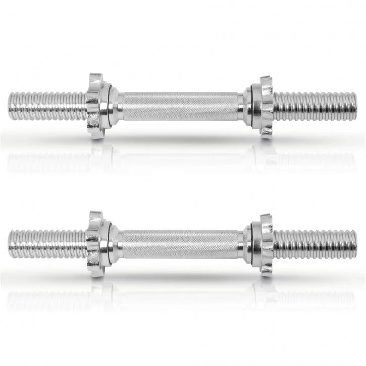 Dumbellset 30 kg Chroom - 30 mm - Afbeelding 3