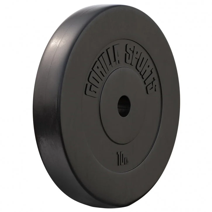 Halterschijf 10 kg Kunststof – 30/31 mm