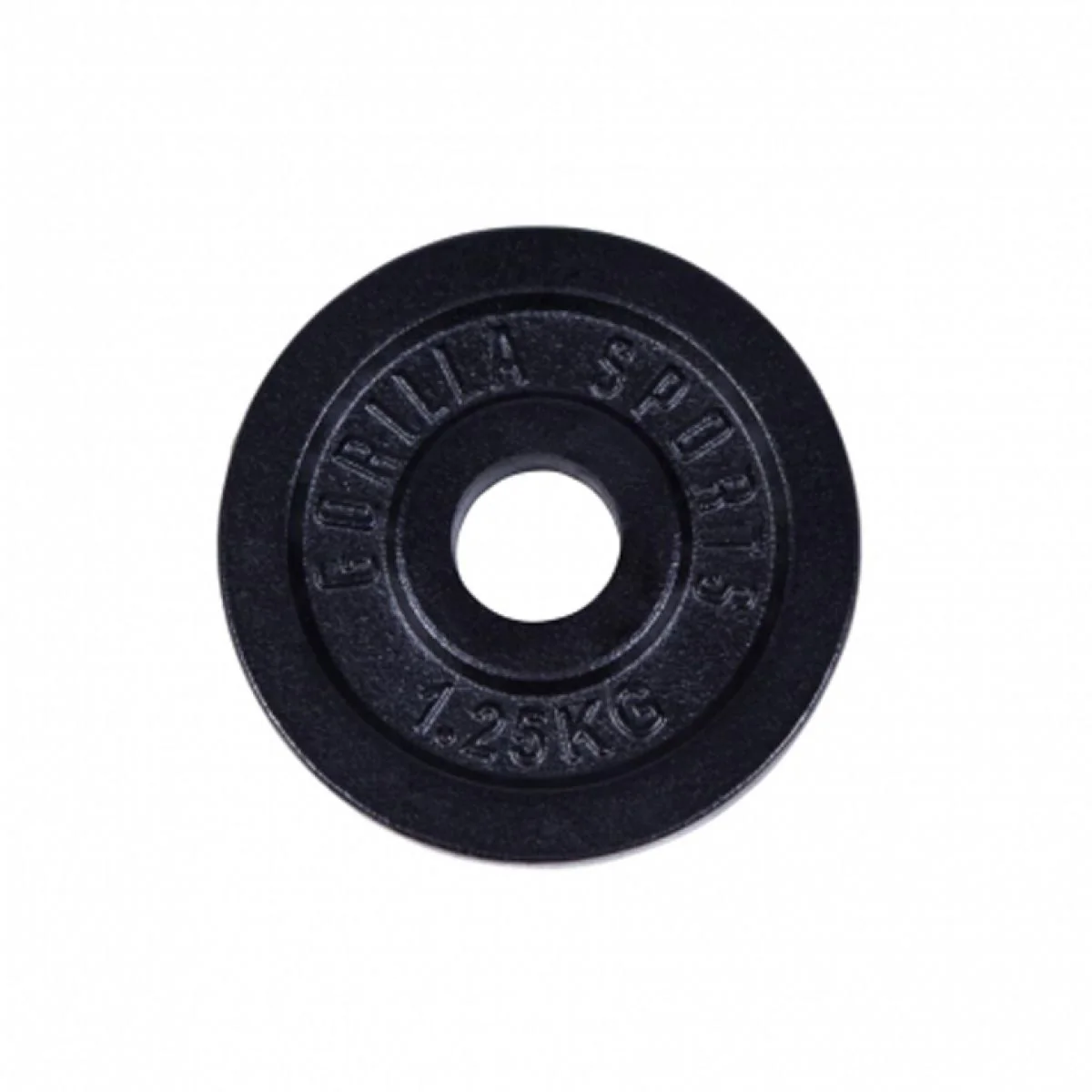 Halterschijf 1,25 kg Gietijzer Zwart – 31 mm