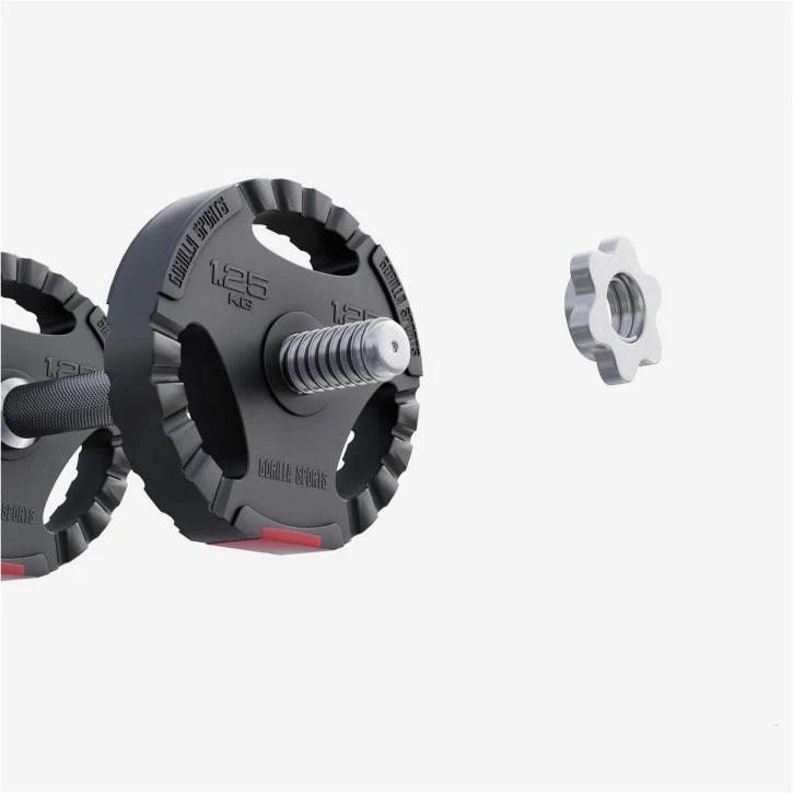 Halterschijf 1,25 kg Gripper Kunststof - 30/31 mm - Afbeelding 2
