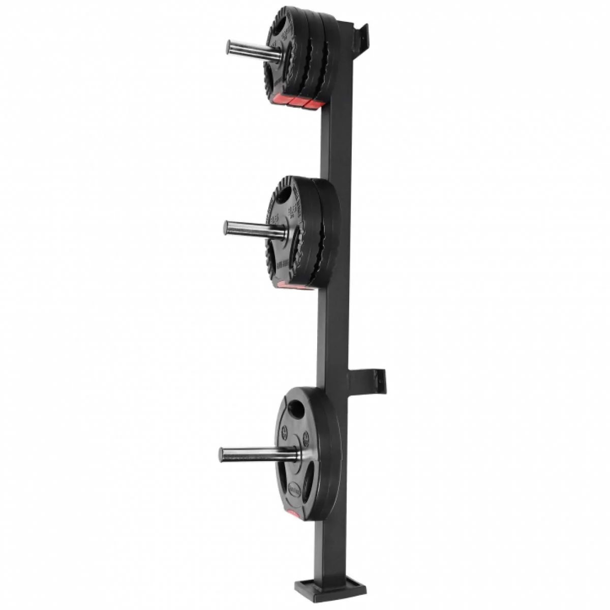Halterschijven Standaard Wandmontage 30 mm - Zwart