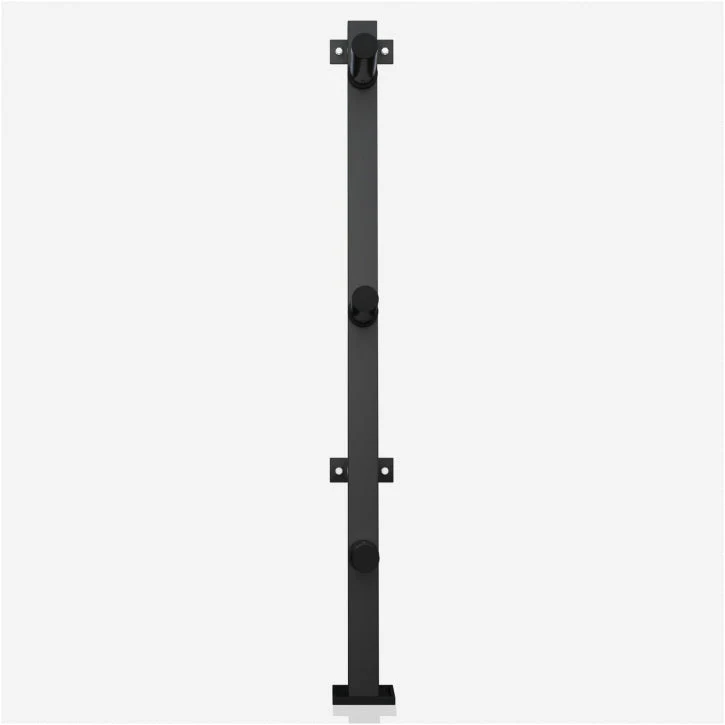 Halterschijven Standaard Wandmontage 50 mm - Zwart - Afbeelding 2