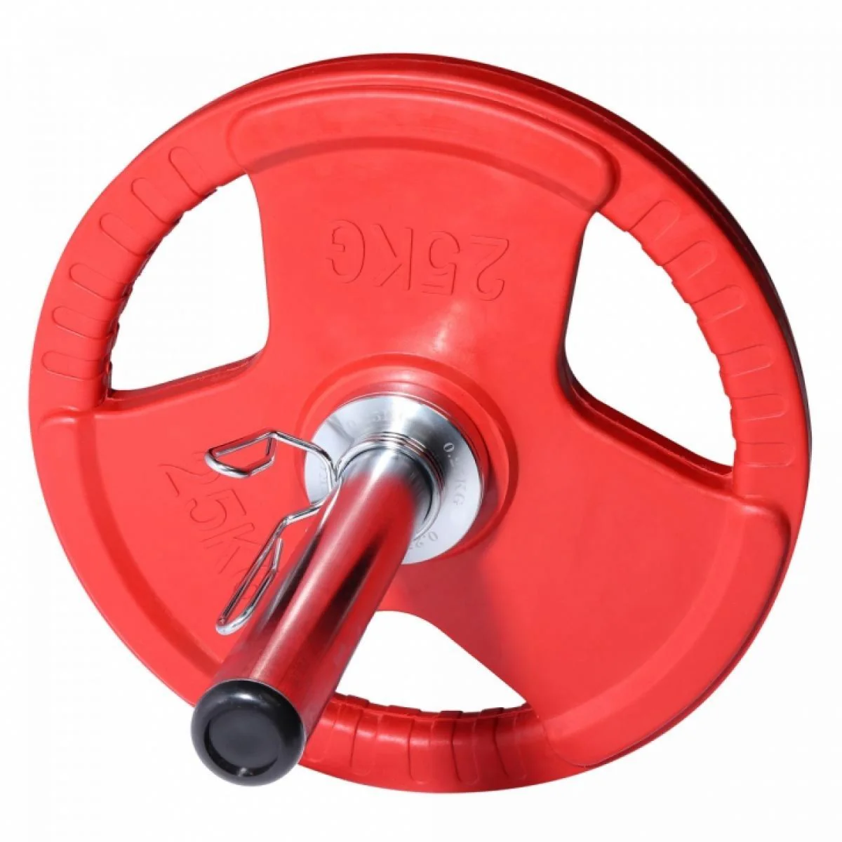 Halterschijven set 50/51mm Chroom 5 kg inclusief koffer - Afbeelding 3