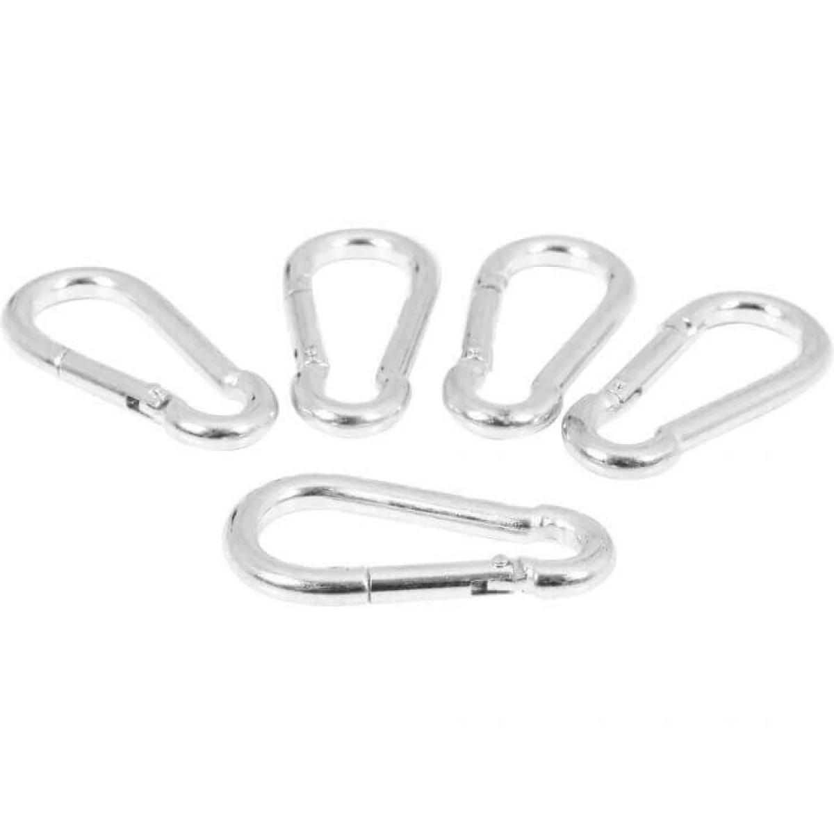 Karabijnhaken 7 mm – set van 5
