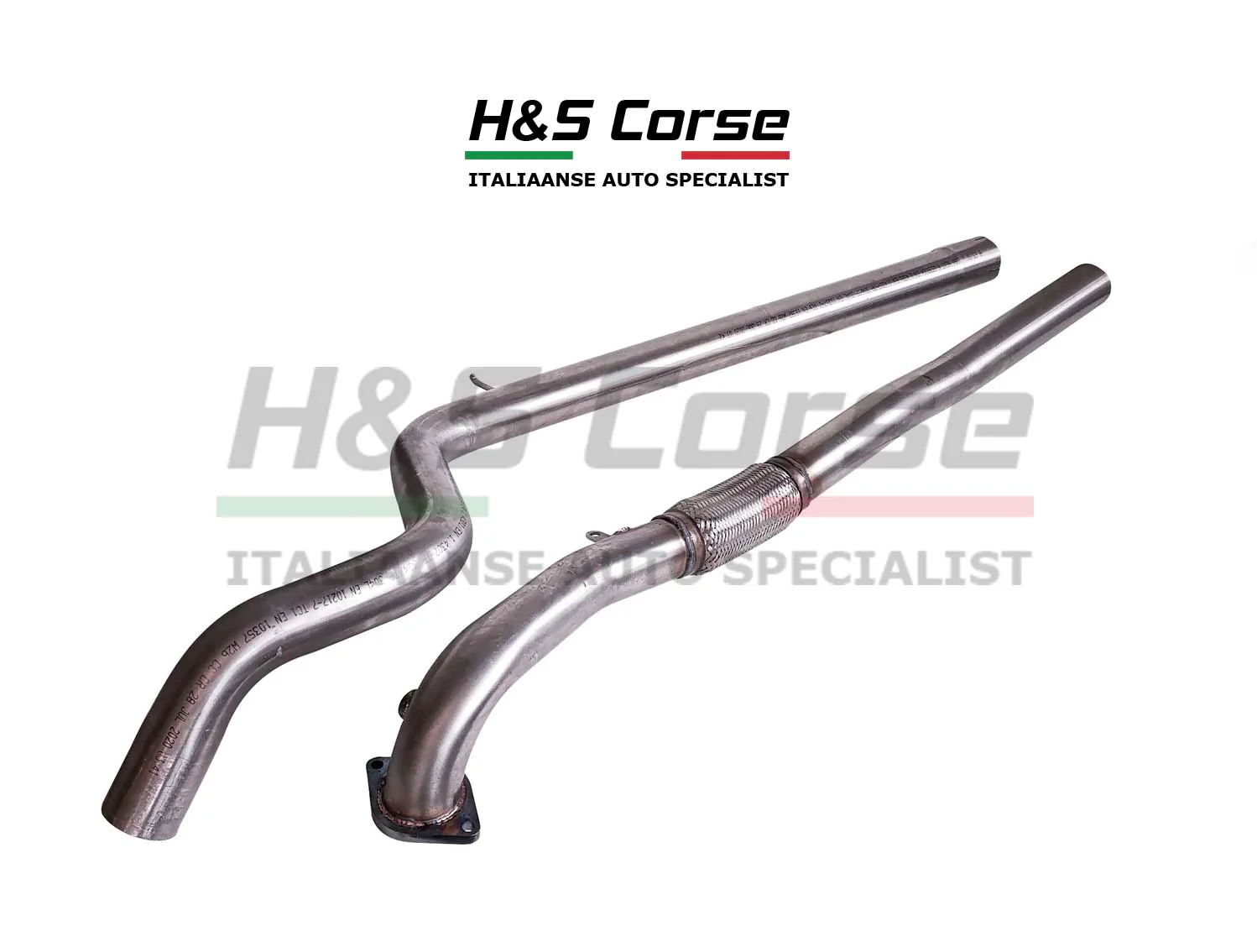H&S Peformance – Tussenbuis met flexibele gedeelte Abarth 500/595/695