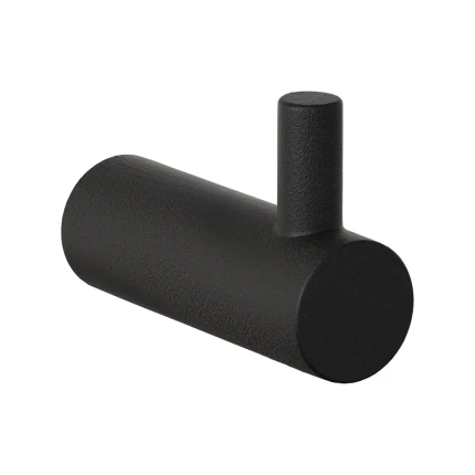 Jas- / handdoekhaak 40x14mm | GPF | zwart