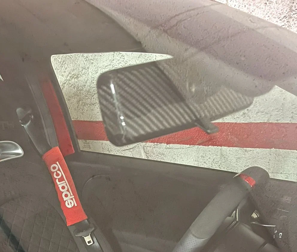 Carbon binnenspiegel cover – Abarth 500/595/695
