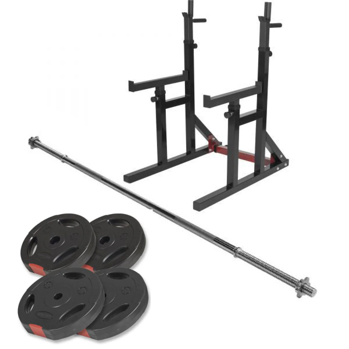 Multi Squat Rack met 40 kg Set gripper kunststof – 30 mm