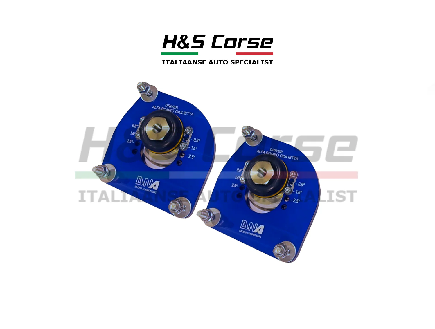 Alfa Giulietta -DNA Racing front top mount voor BILSTEIN – ST – KW – BC Racing
