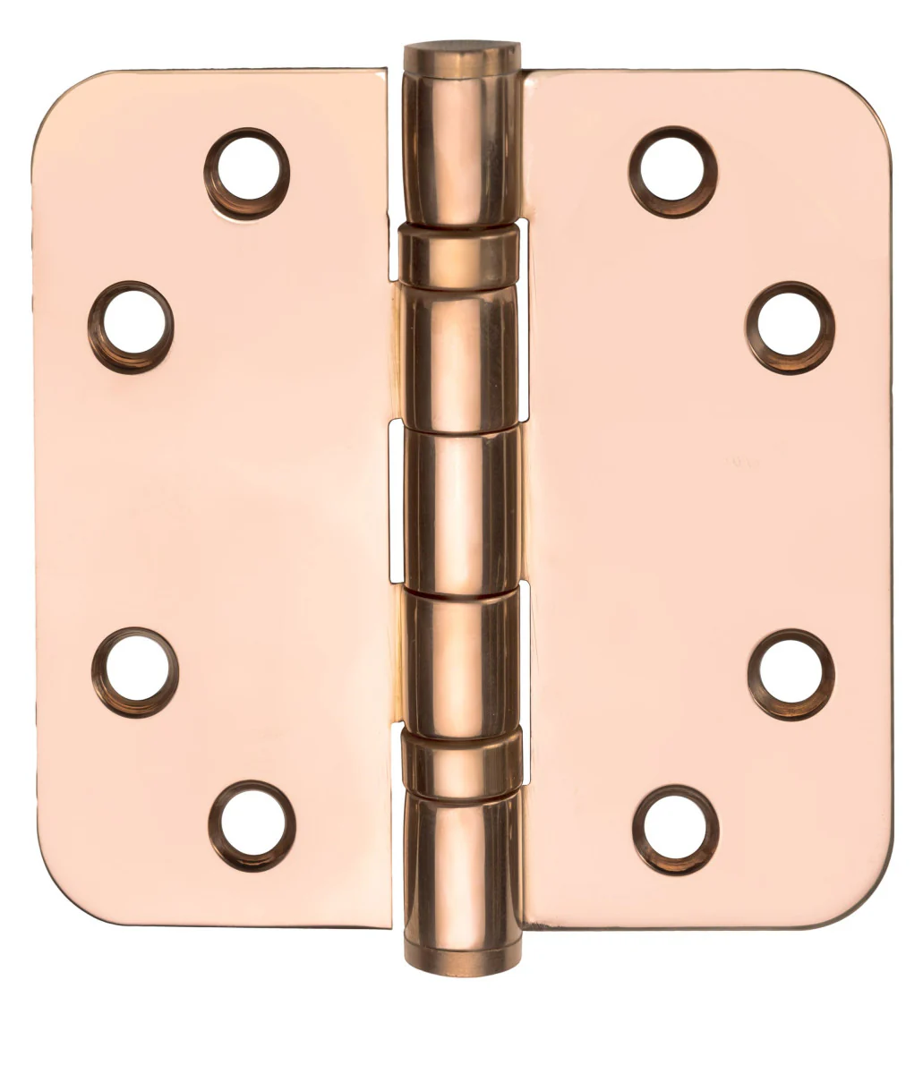 Kogellagerscharnier 89x89mm | AVJD |  PVD gepolijst koper